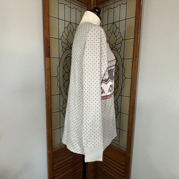 Hanna Andersson Grey Star Wars Fair Isle Vader Pajama Top Size XL - Picture 2 of 10